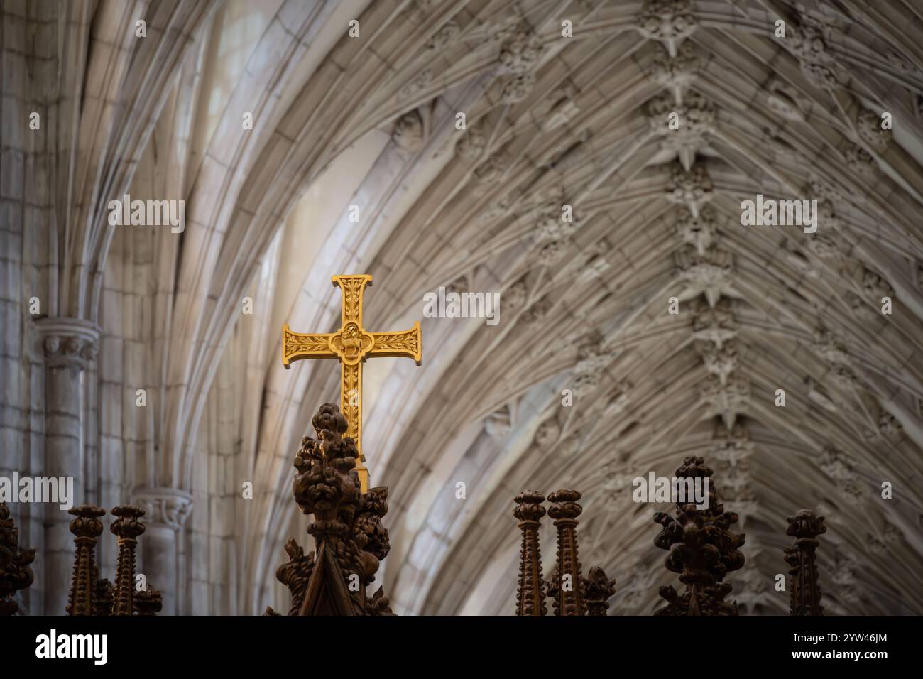 La Cattedrale di Winchester, Regno Unito Foto Stock