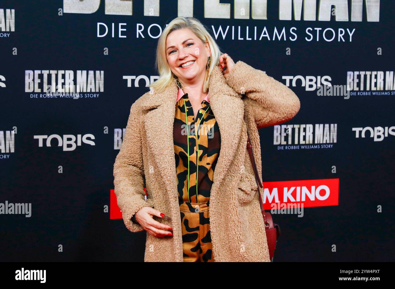 Aleksandra Bechtel bei der Premiere des Kinofilms 'Better Man - Die Robbie Williams Story' im Cinedom. Köln, 08.12.2024 Foto Stock