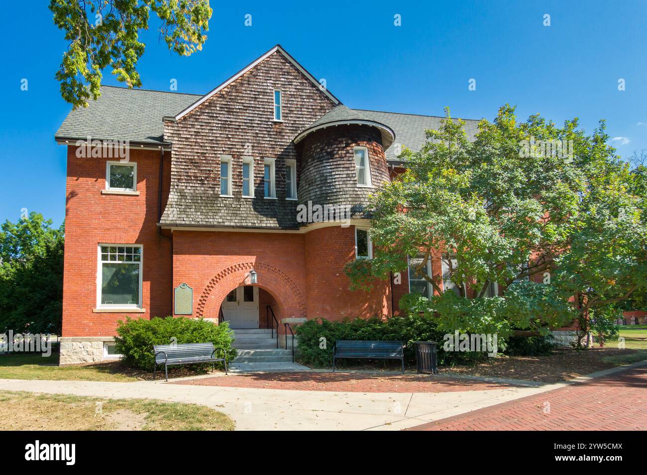 EAST LANSING, Michigan, USA, 19 SETTEMBRE 2024: Harry J. Eustace Hall in Laboratory Row presso la Michigan State University. Foto Stock