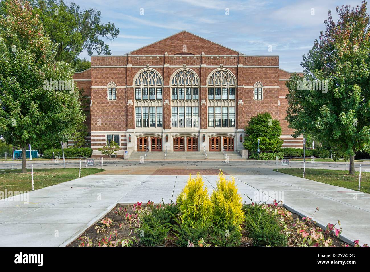 EAST LANSING, Michigan, USA, 19 SETTEMBRE 2024: Phillips Hall nel campus della Michigan State University. Foto Stock