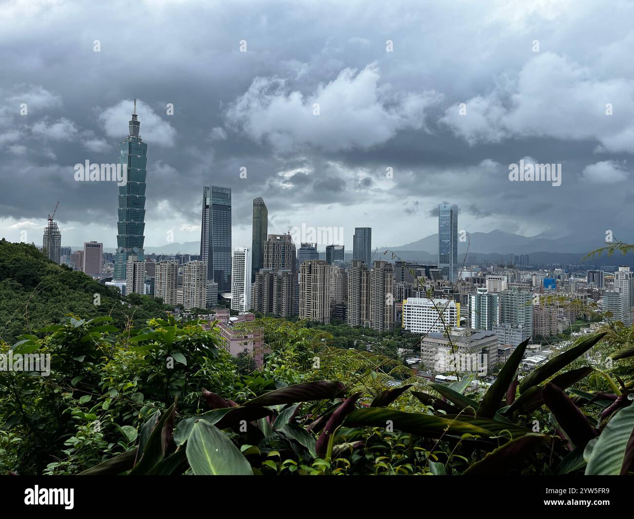 Vista di Taipei, Taiwan Foto Stock