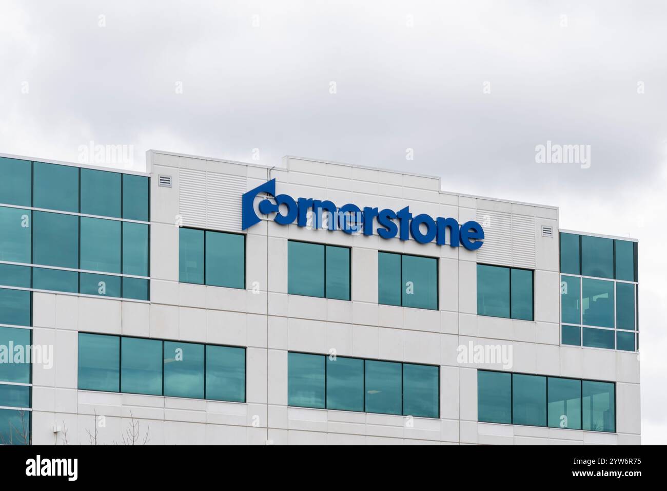 Ottawa, ON, Canada - 15 ottobre 2023: Ufficio di Cornerstone OnDemand a Ottawa, ON, Canada. Foto Stock