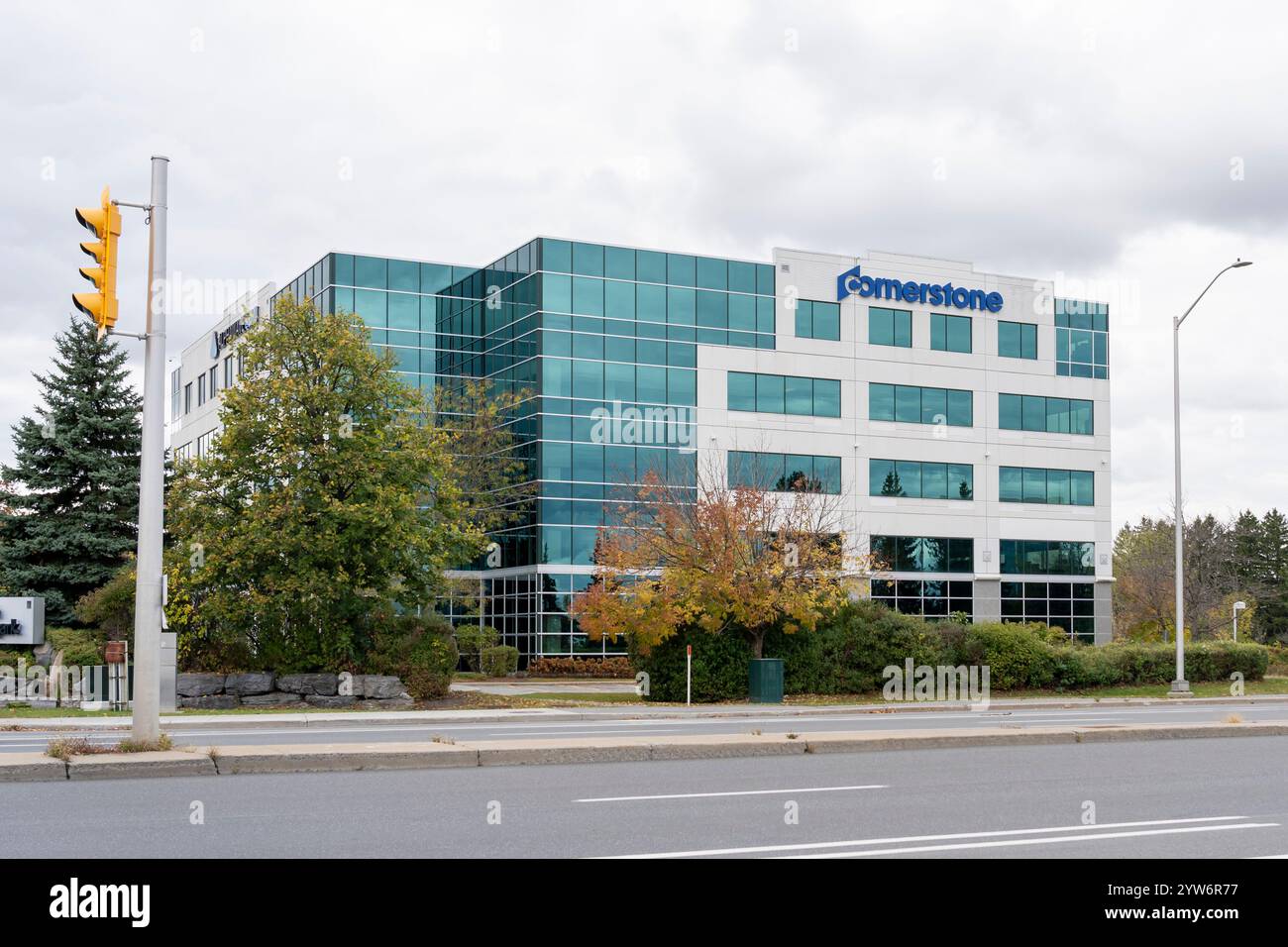 Ottawa, ON, Canada - 15 ottobre 2023: Ufficio di Cornerstone OnDemand a Ottawa, ON, Canada. Foto Stock