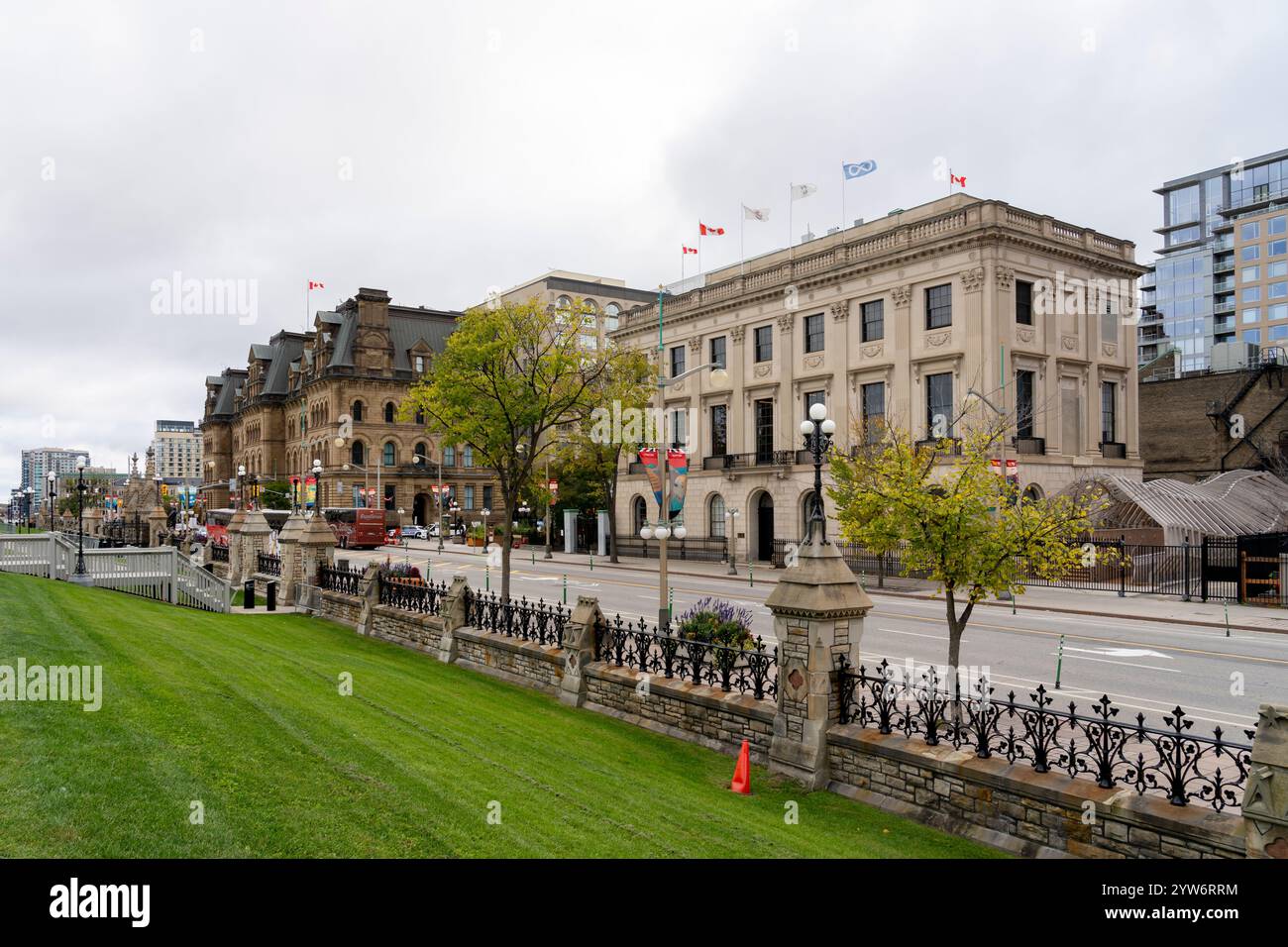 Gli edifici del Parlamento a Ottawa, Ontario, Canada Foto Stock