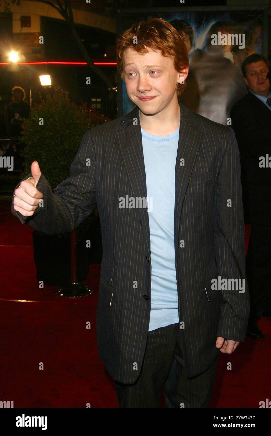 RUPERT GRINT -..HARRY POTTER - PRIMA WB -. MANN VILLAGE THEATER, WESTWOOD, CALIFORNIA -. 14 NOVEMBRE 2002 -. (Credit Image: © Nina Prommer/ZUMA Press Wire) SOLO PER USO EDITORIALE! Non per USO commerciale! Foto Stock