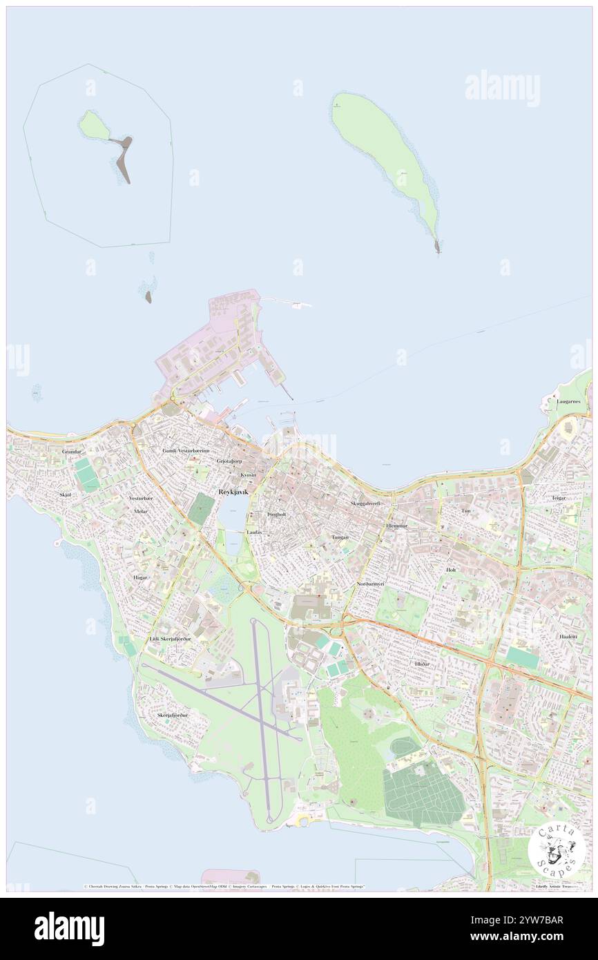 Hotel ARNARHVOLL, Reykjavíkurborg, IS, Islanda, regione capitale, N 64 8' 56'', S 21 55' 51'', MAP, Cartascapes Map pubblicata nel 2024. Esplora Cartascapes, una mappa che rivela i diversi paesaggi, culture ed ecosistemi della Terra. Viaggia attraverso il tempo e lo spazio, scoprendo l'interconnessione del passato, del presente e del futuro del nostro pianeta. Foto Stock