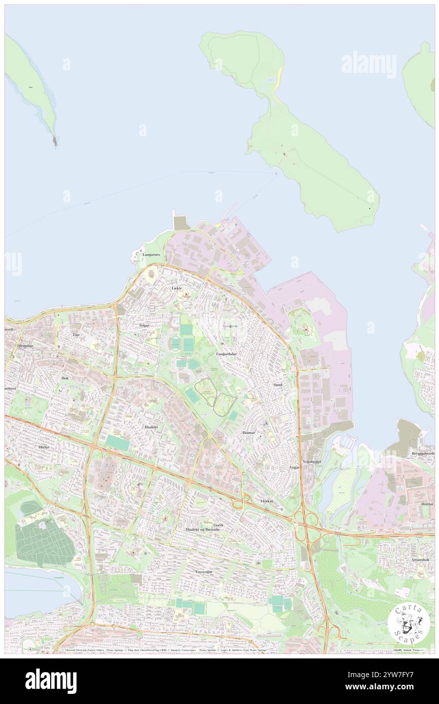 Icelandair Hotel Fludir, Reykjavíkurborg, IS, Islanda, regione capitale, N 64 8' 42'', S 21 52' 6'', MAP, Cartascapes Map pubblicata nel 2024. Esplora Cartascapes, una mappa che rivela i diversi paesaggi, culture ed ecosistemi della Terra. Viaggia attraverso il tempo e lo spazio, scoprendo l'interconnessione del passato, del presente e del futuro del nostro pianeta. Foto Stock