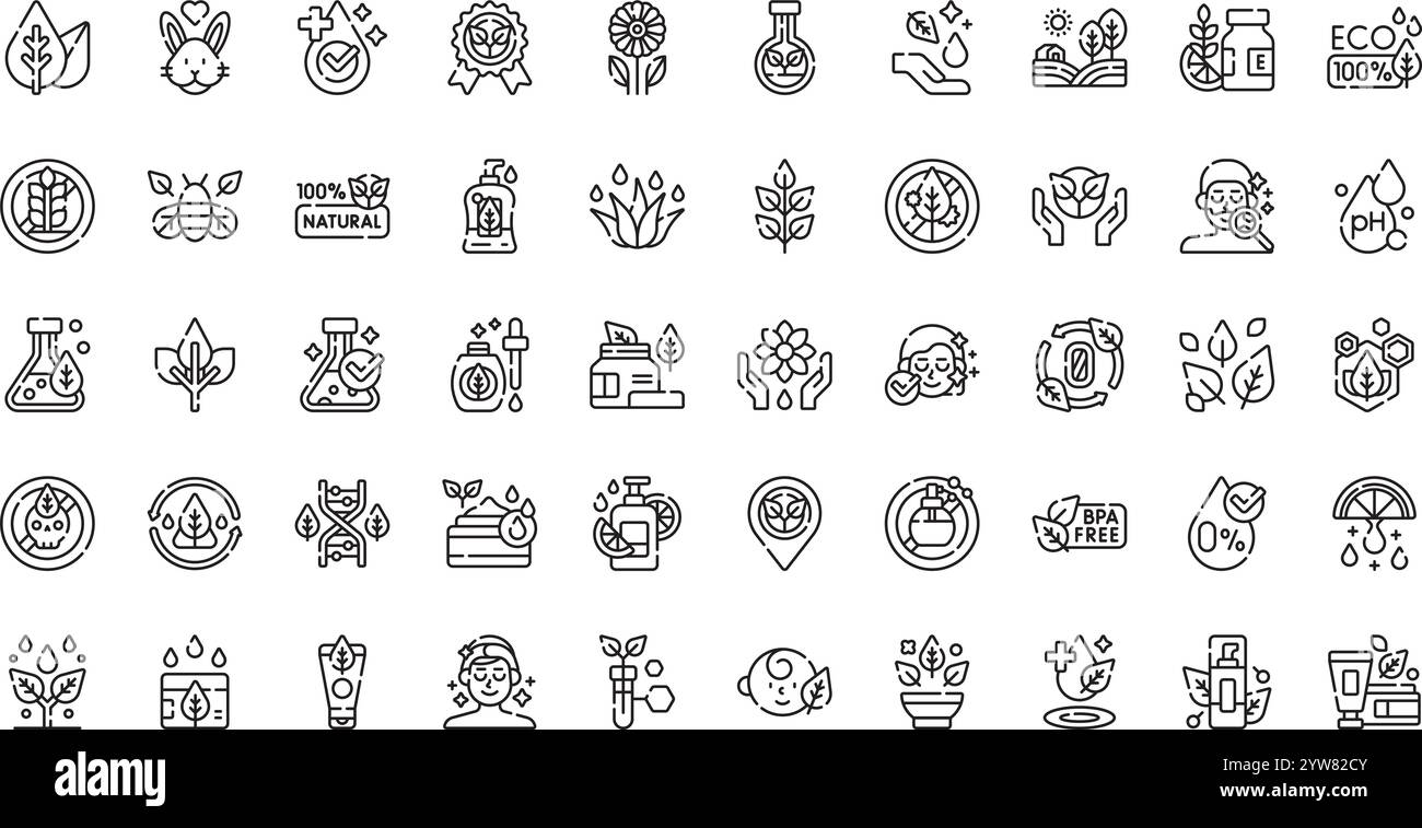 Raccolta di icone vettoriali di alta qualità con traccia modificabile. Ideale per progetti professionali e creativi. Illustrazione Vettoriale