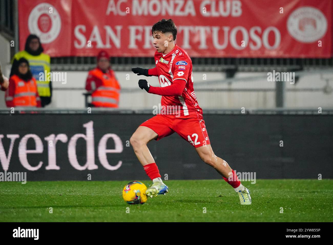 Alessandro bianco (AC Monza) durante la partita di campionato italiano di serie A tra AC Monza e Udinese calcio il 9 novembre 2024 allo stadio U-Power di Monza Foto Stock