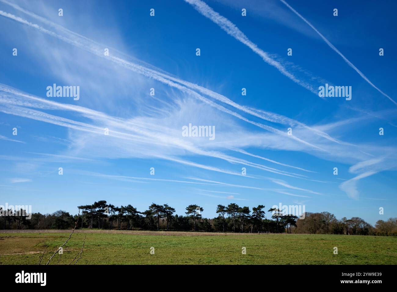 Piste per vapori aerei Bawdsey Suffolk Regno Unito Foto Stock