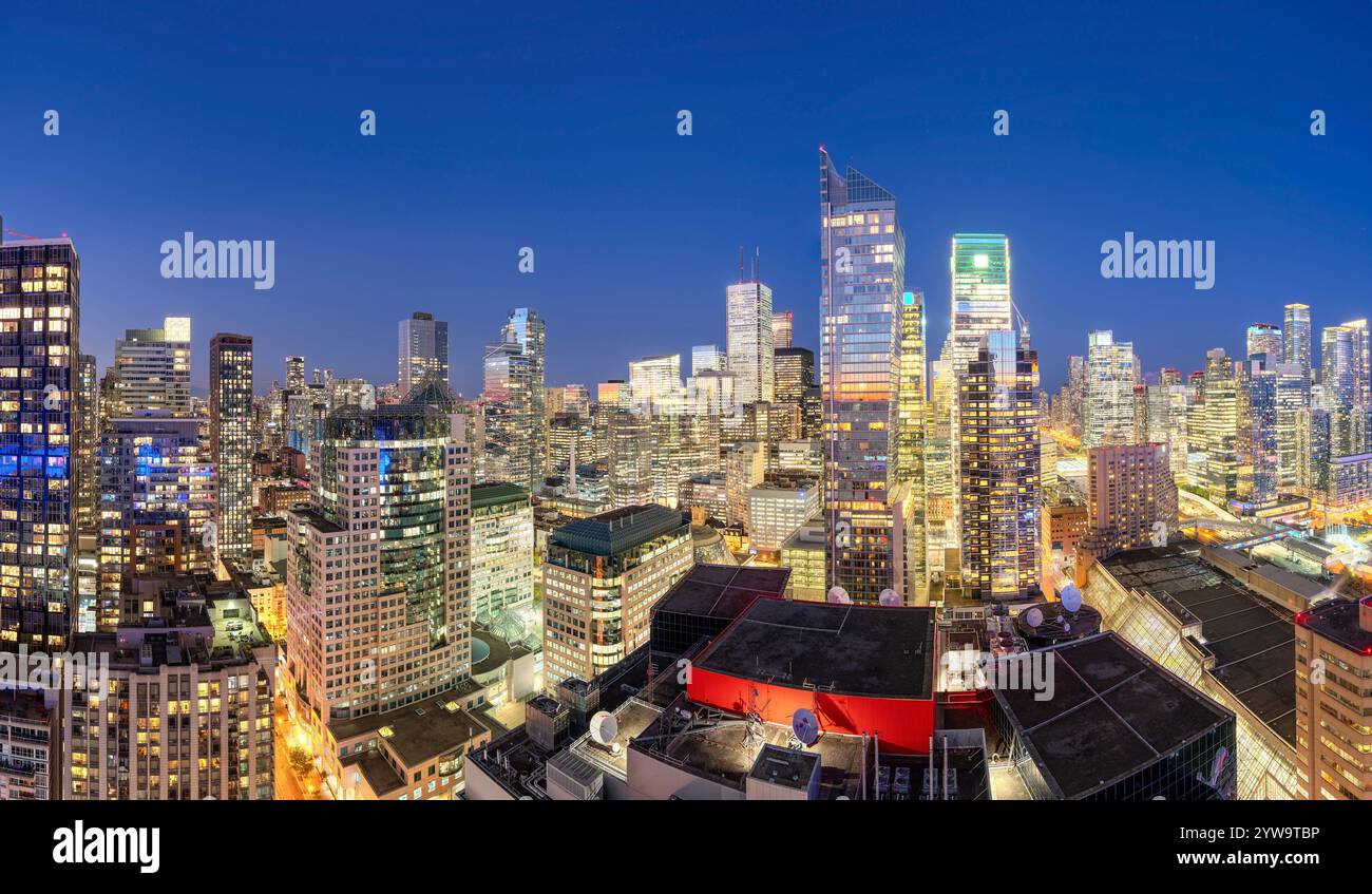 Toronto, Canada, paesaggio urbano al crepuscolo. Foto Stock