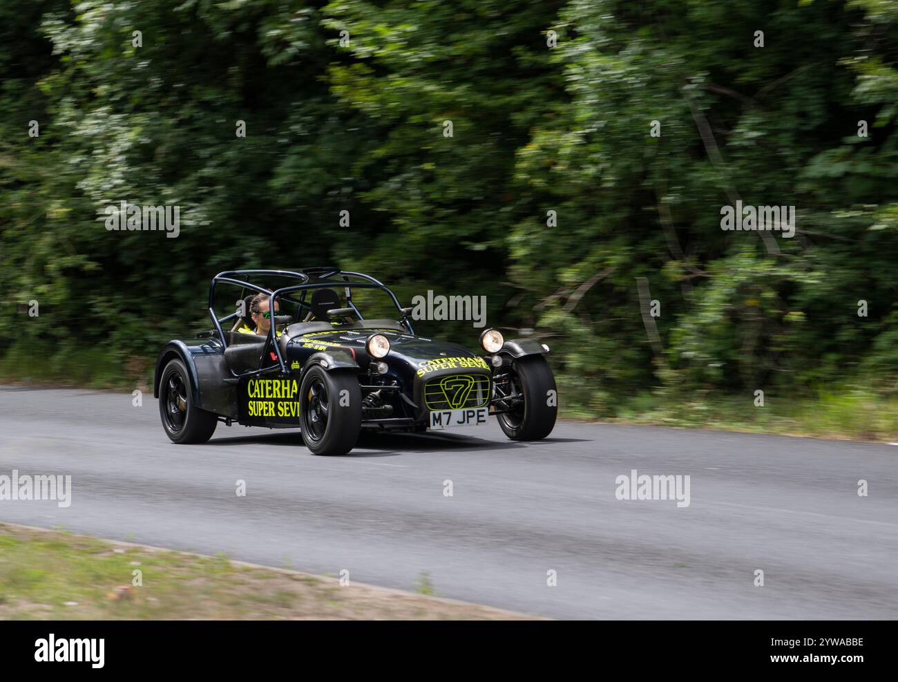 Caterham 7 auto sportiva inglese open top Foto Stock