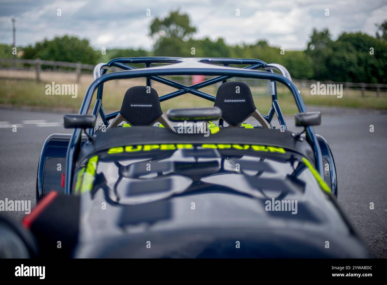Caterham 7 auto sportiva inglese open top Foto Stock