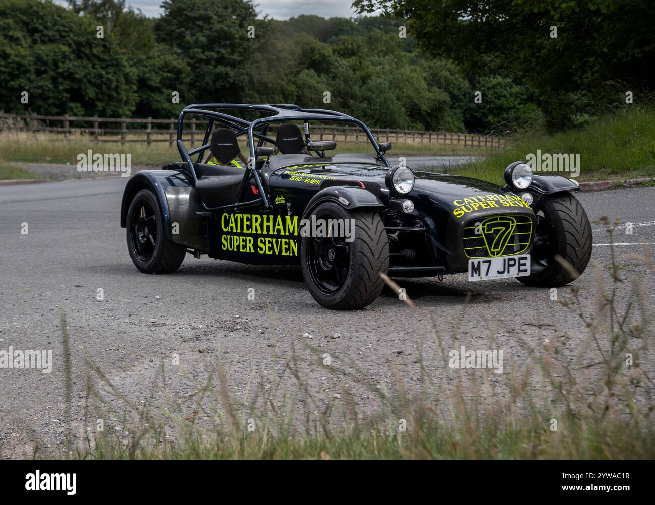 Caterham 7 auto sportiva inglese open top Foto Stock