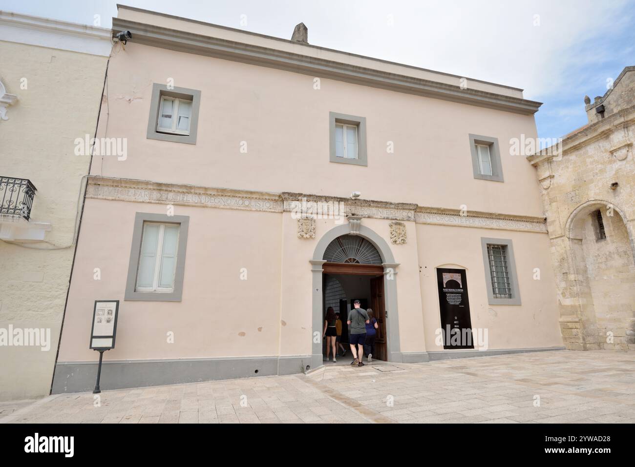 Italia, Basilicata, Matera, Museo Nazionale di Matera, Ex ospedale di San Rocco Foto Stock