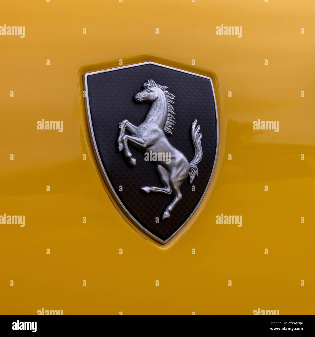 Logo Ferrari 599 GTO Prancing Horse Foto Stock