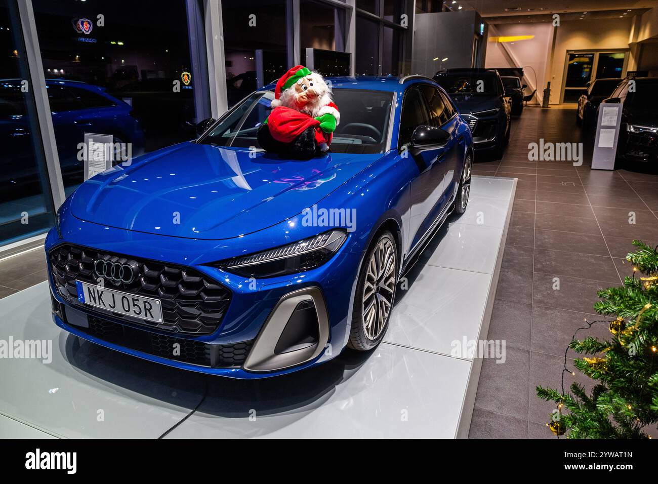 Audi, concessionario. Foto Stock