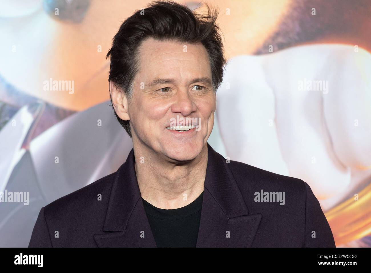 Londra, Regno Unito. 10 dicembre 2024. Nella foto: Jim Carrey partecipa alla premiere britannica di Sonic the Hedgehog 3 al Cineworld, Leicester Square. Credito: Justin ng/Alamy Live News Foto Stock