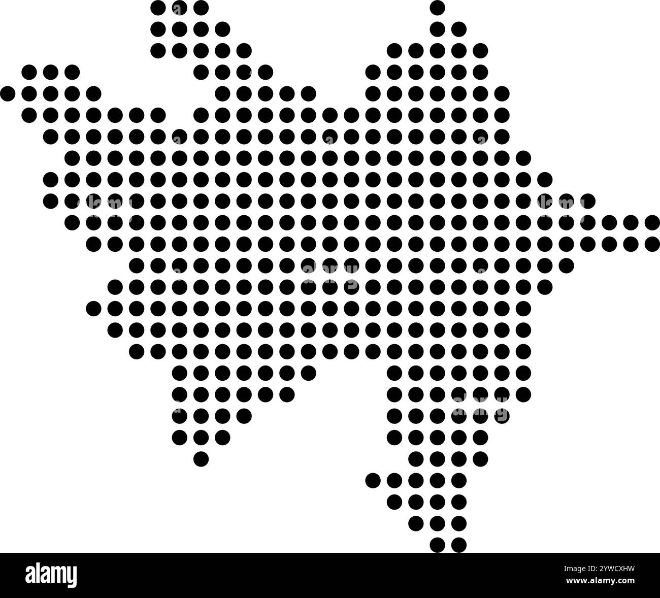 icona della mappa dell'azerbaigian disegno illustrativo Illustrazione Vettoriale
