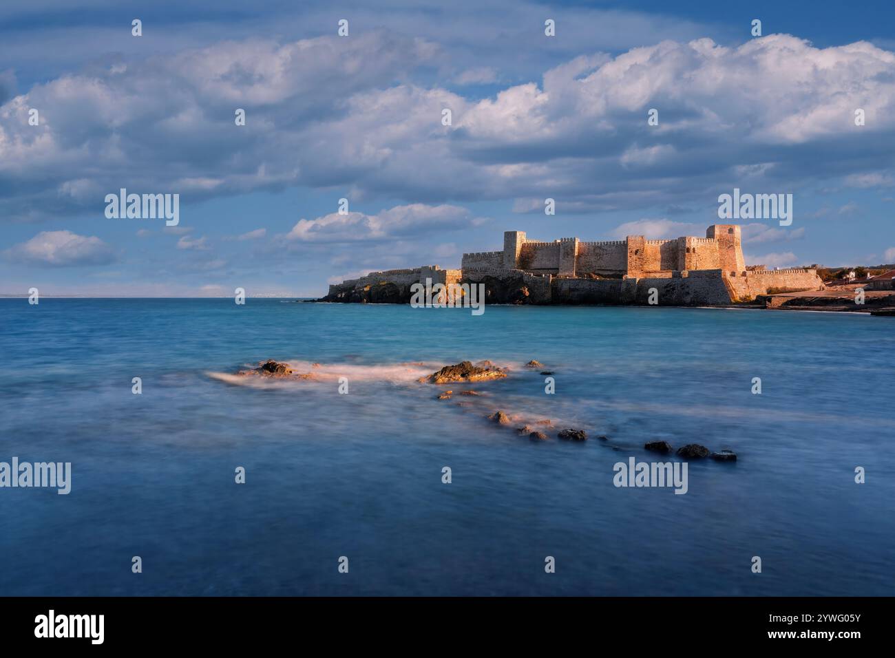 Vista sul forte storico di Bozcaada, Canakkale, Turchia Foto Stock