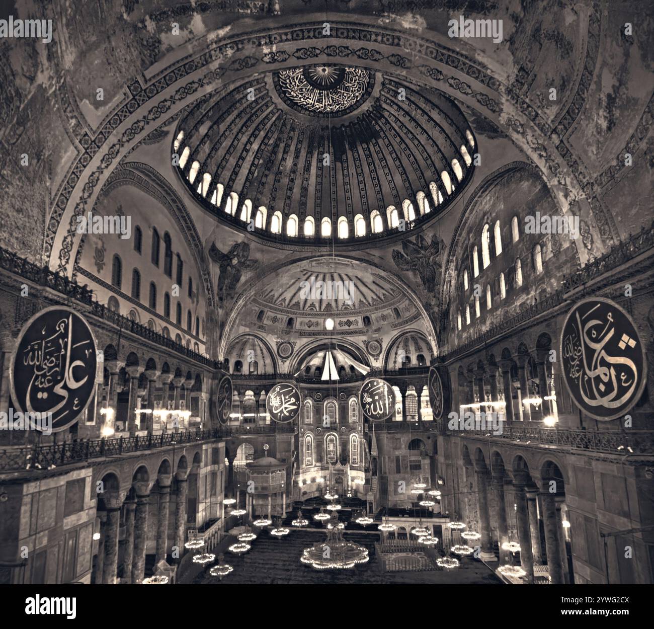 Hagia Sophia moschea di Istanbul, Turchia Foto Stock