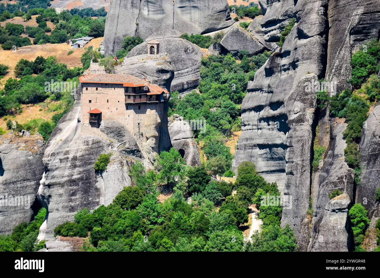 Meteora in Griechenland Meteora in Griechenland Meteora in Griechenland LicenseRF 6944101 Copyright: xZoonar.com/OLIVERxNOWAKx 6944101 Copyright: XIMA Foto Stock