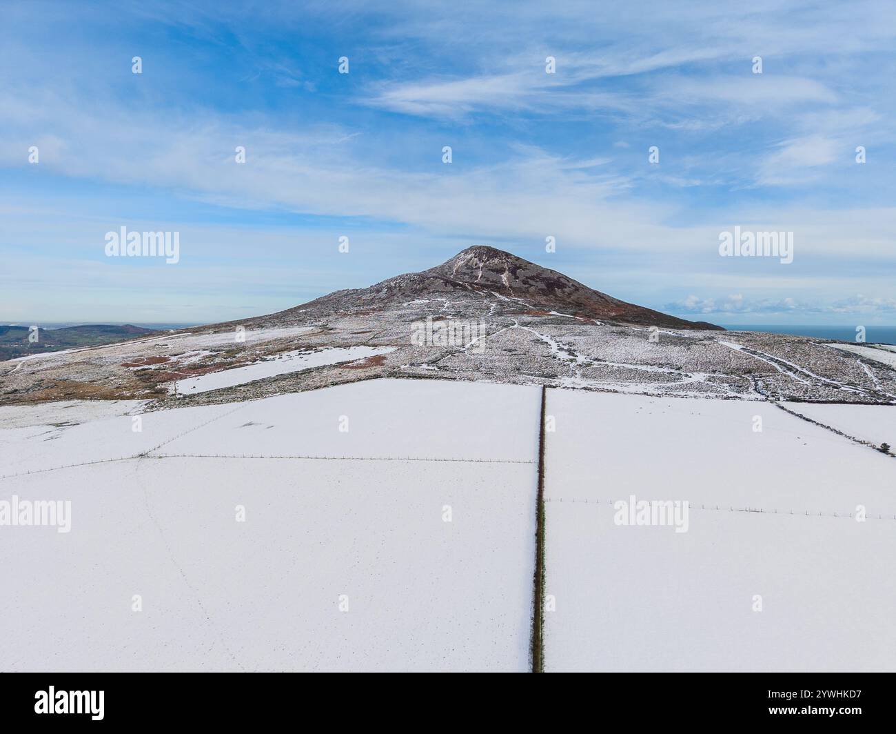 Il Pan di zucchero con una spolverata di neve Foto Stock