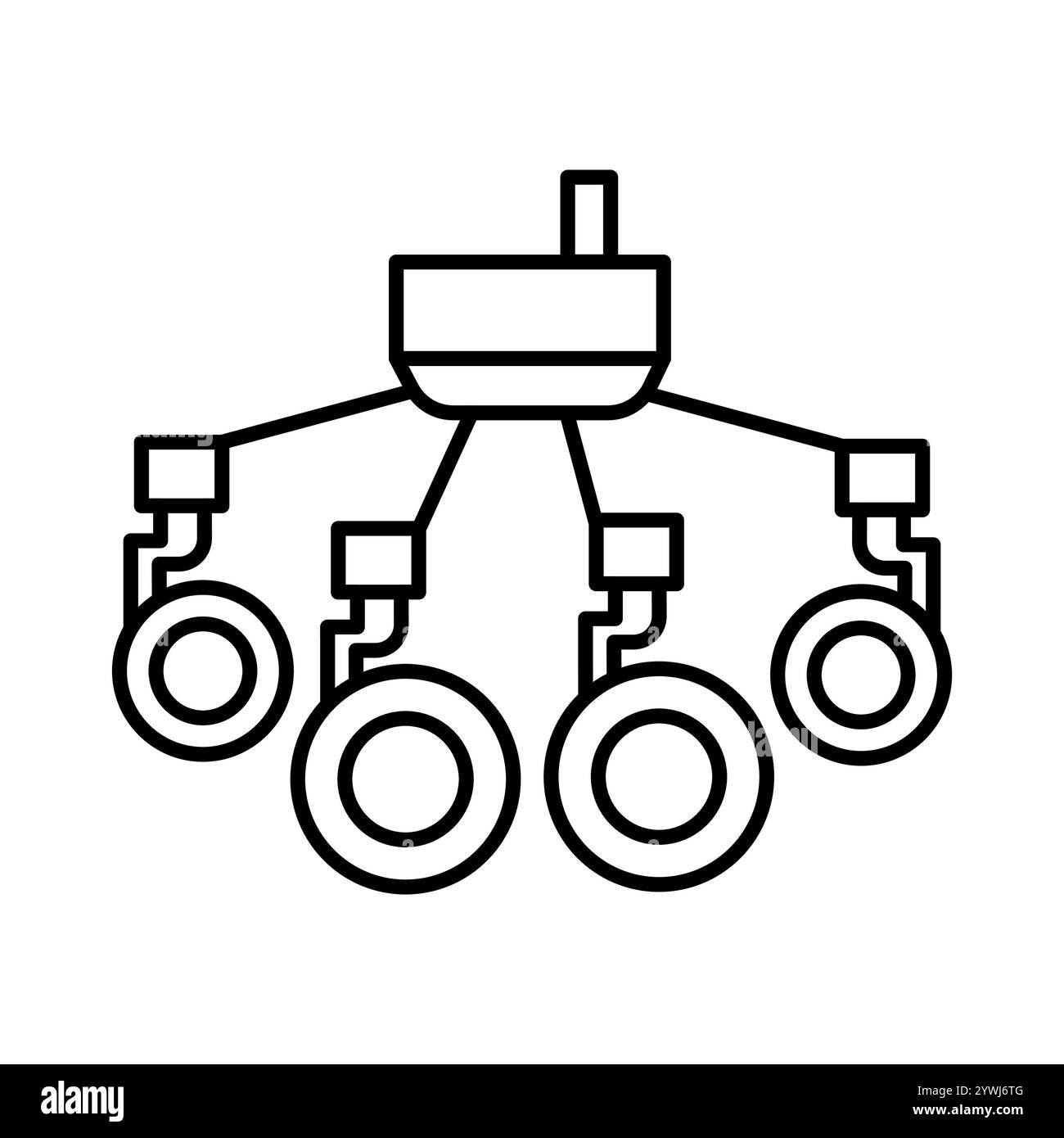 Icona della linea nera dei sistemi di allevamento autonomi. Elemento isolato vettoriale. Traccia modificabile. Illustrazione Vettoriale Icona della linea nera dei sistemi di allevamento autonomi. Elemento isolato vettoriale. Traccia modificabile. Illustrazione Vettoriale