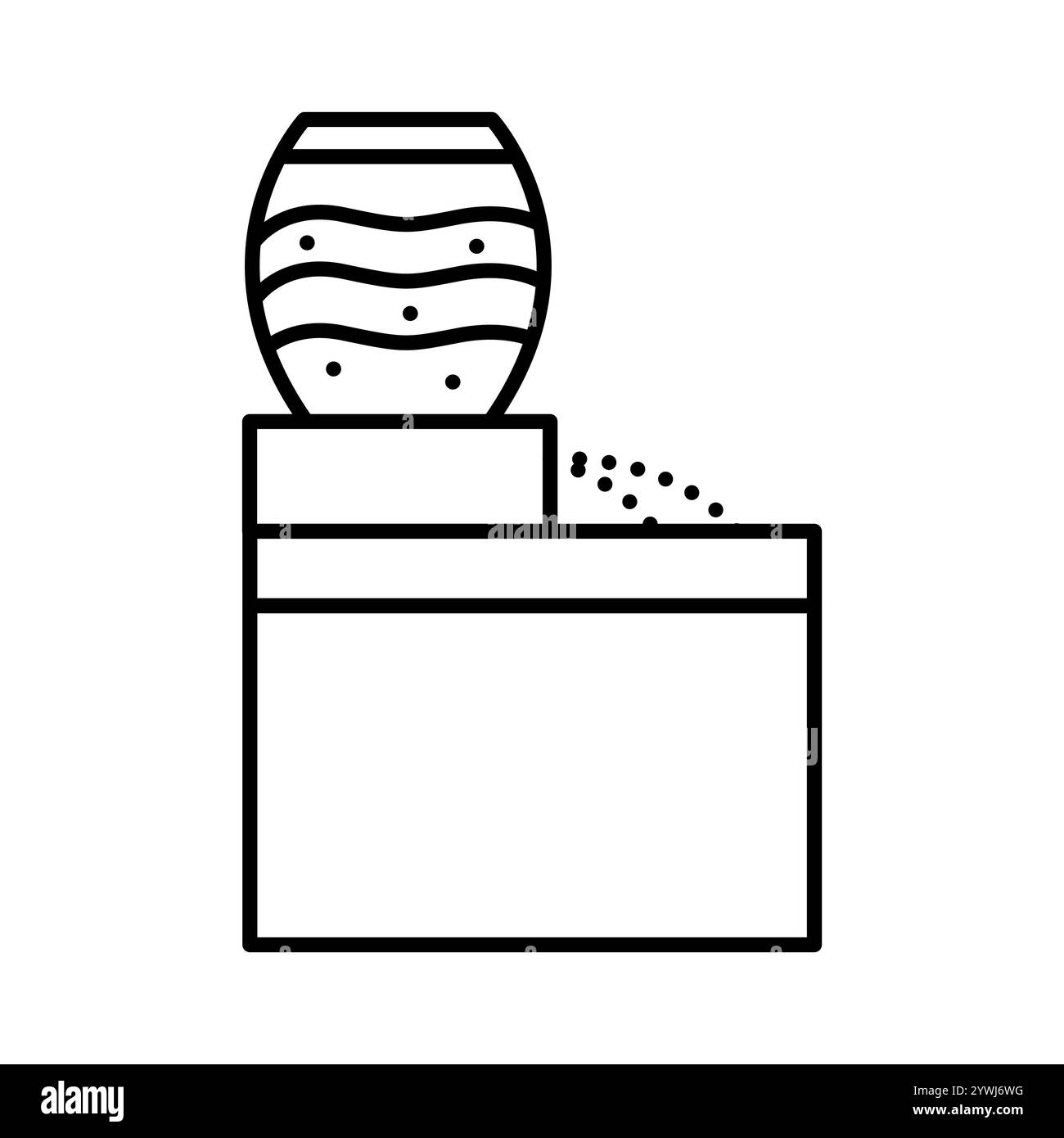 Icona della linea nera dei sistemi di irrigazione automatica. Elemento isolato vettoriale. Traccia modificabile. Illustrazione Vettoriale Icona della linea nera dei sistemi di irrigazione automatica. Elemento isolato vettoriale. Traccia modificabile. Illustrazione Vettoriale