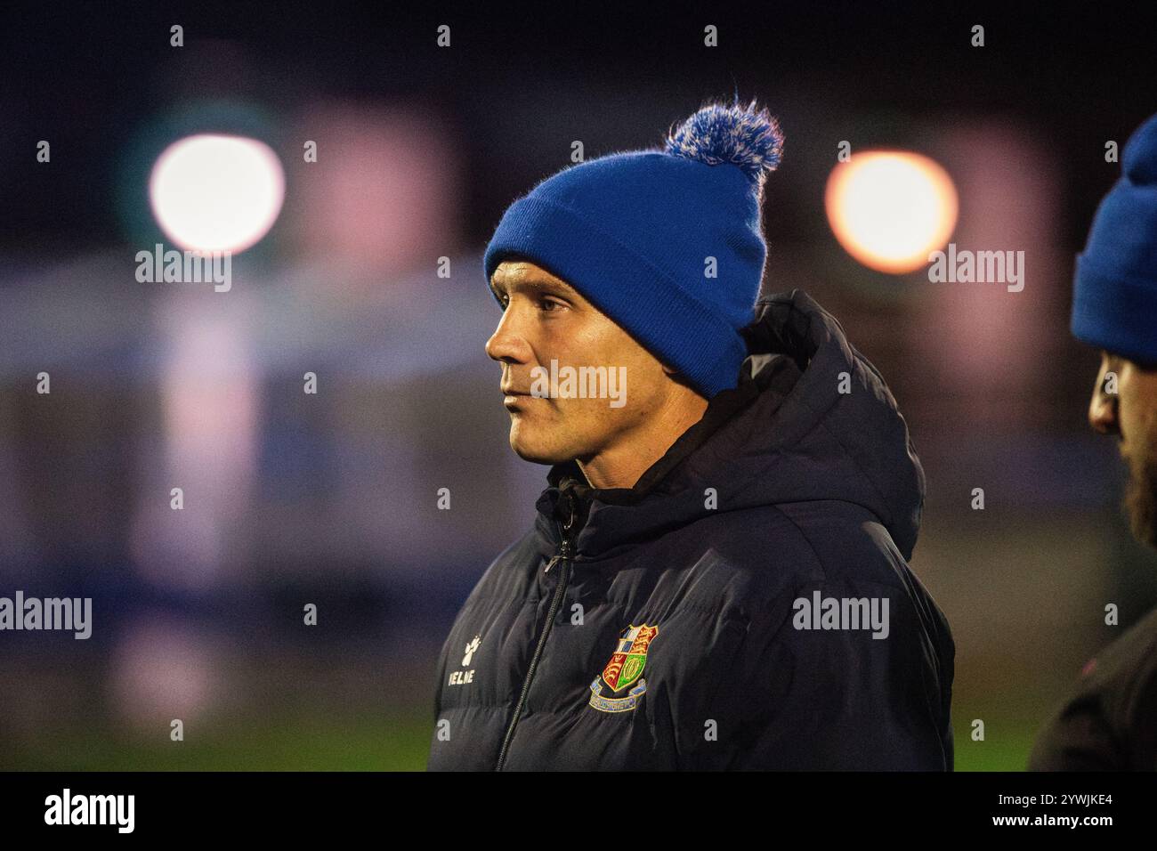 Matt Taylor prima di Wealdstone FC vs Altrincham FC 10/12/24 Foto Stock