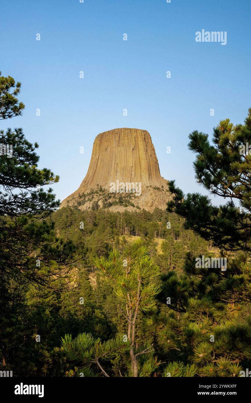 Devils Tower monumento nazionale Foto Stock