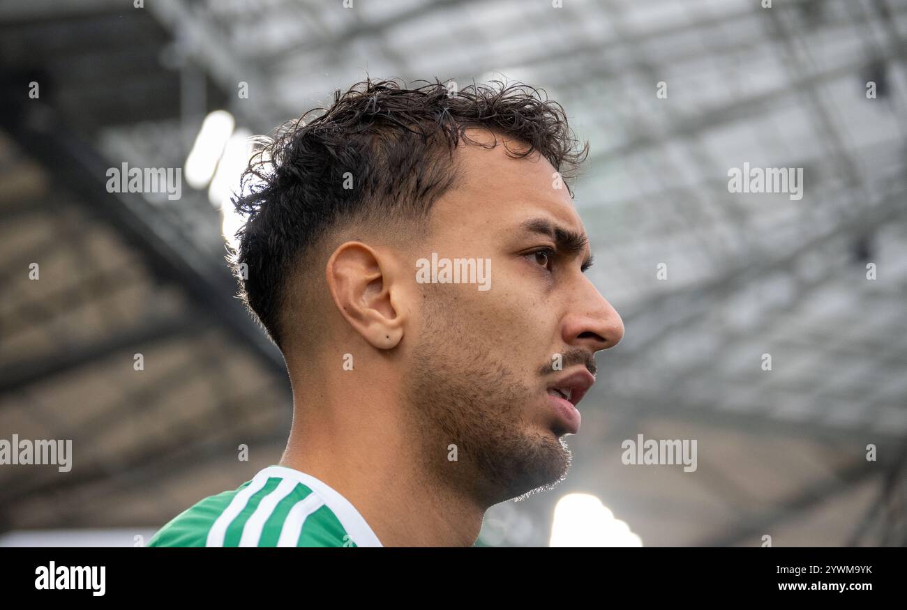 Radomiak Radom giocatore Leonardo Rocha prima della partita contro Stal Mielec 24.12.2024 Foto Stock