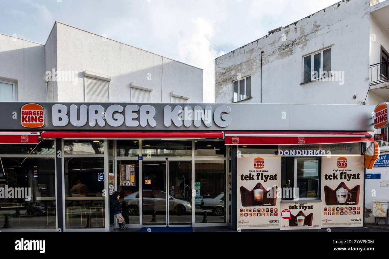 Un ristorante Burger King a Bodrum, Türkiye Foto Stock
