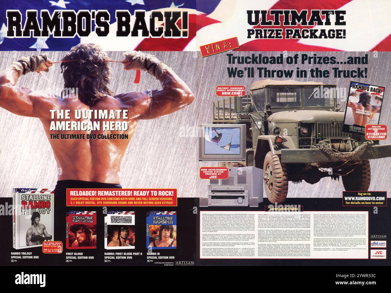 Rivista vintage "Playboy", annuncio del numero di luglio 2002, USA Foto Stock