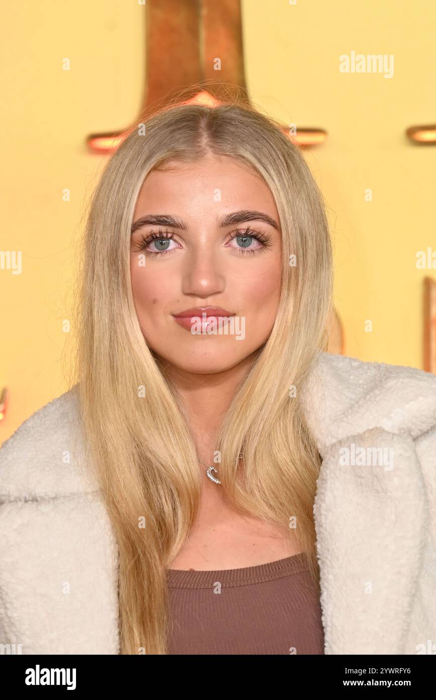 Londra, Regno Unito. 11 dicembre 2024. Principessa Andre a Mufasa, prima mondiale del Re Leone a Cineworld Leicester Square. Crediti: Nils Jorgensen/Alamy Live News Foto Stock