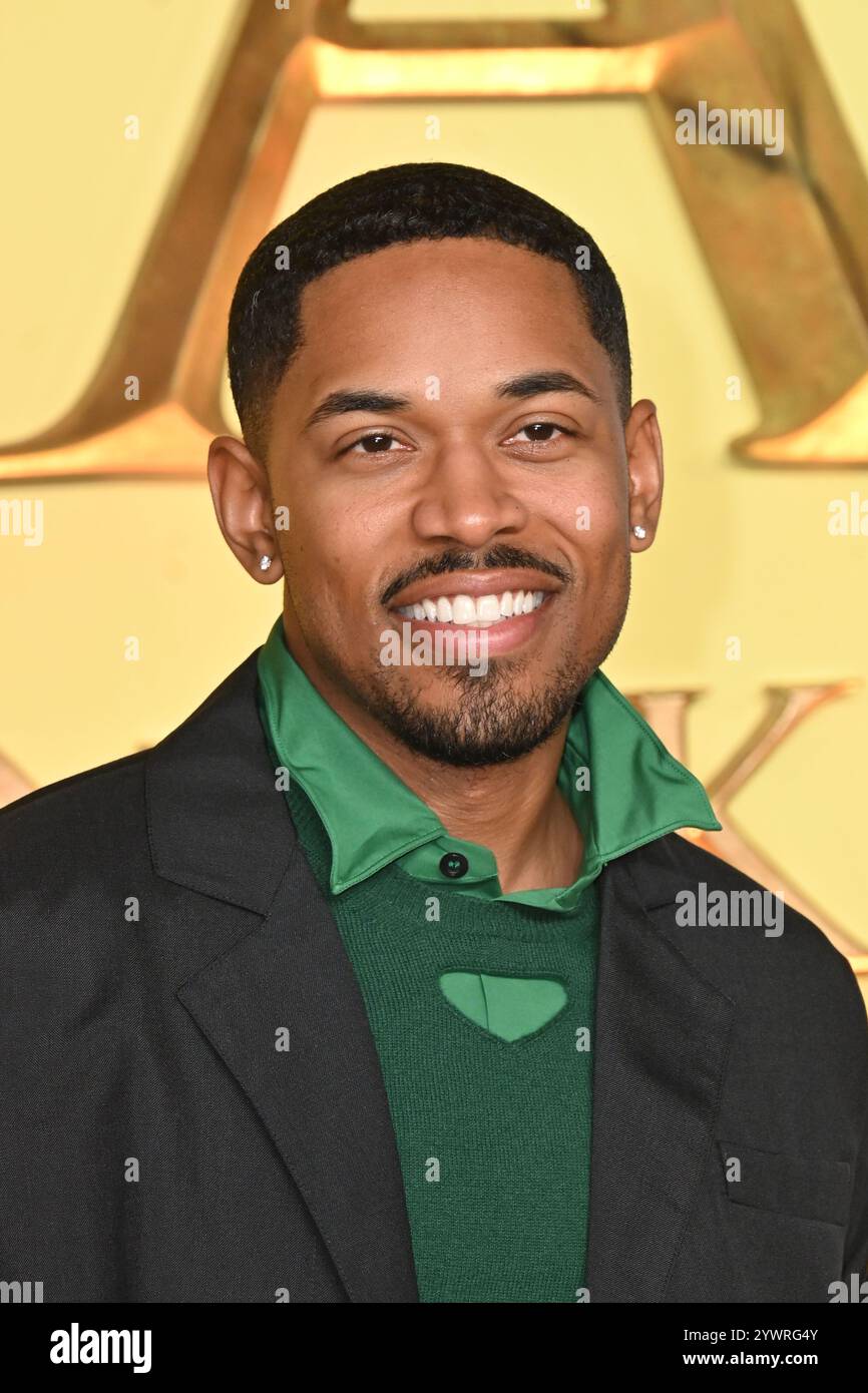 Londra, Regno Unito. 11 dicembre 2024. Kelvin Harrison Jr. A Mufasa, la premiere del Re Leone nel Regno Unito al Cineworld Leicester Square. Crediti: Nils Jorgensen/Alamy Live News Foto Stock