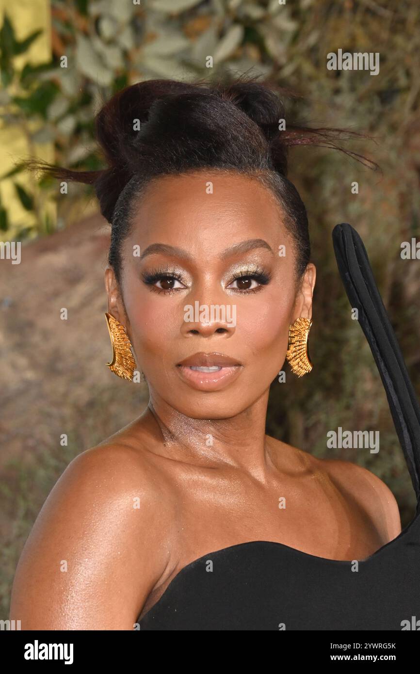 Londra, Regno Unito. 11 dicembre 2024. Anika Noni Rose al Mufasa, la premiere del Re Leone nel Regno Unito al Cineworld Leicester Square. Crediti: Nils Jorgensen/Alamy Live News Foto Stock