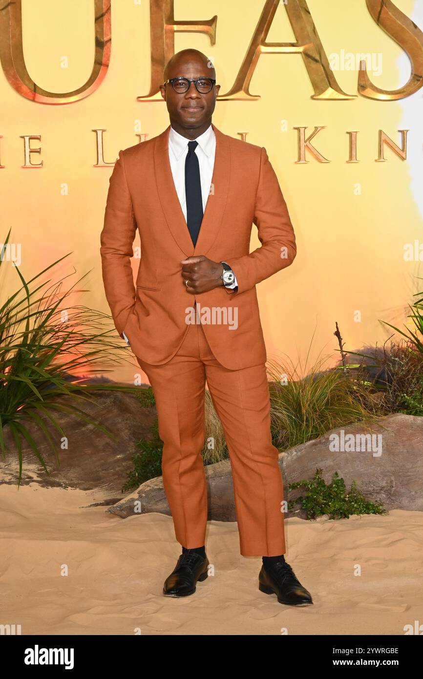 Londra, Regno Unito. 11 dicembre 2024. Barry Jenkins al Mufasa, il Re Leone prima inglese al Cineworld Leicester Square. Crediti: Nils Jorgensen/Alamy Live News Foto Stock