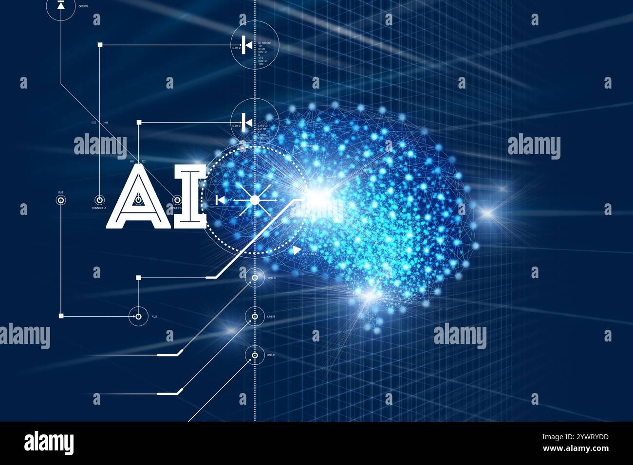 INTELLIGENZA artificiale, deep learning, riconoscimento delle immagini, apprendimento automatico Foto Stock