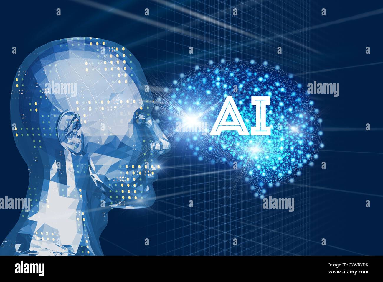 INTELLIGENZA artificiale, deep learning, riconoscimento delle immagini, apprendimento automatico Foto Stock