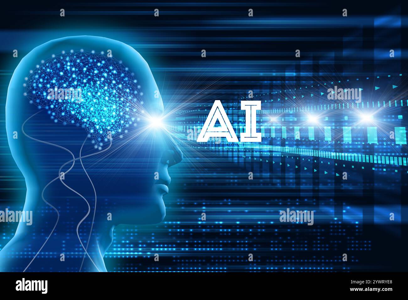 INTELLIGENZA artificiale, deep learning, riconoscimento delle immagini, apprendimento automatico Foto Stock