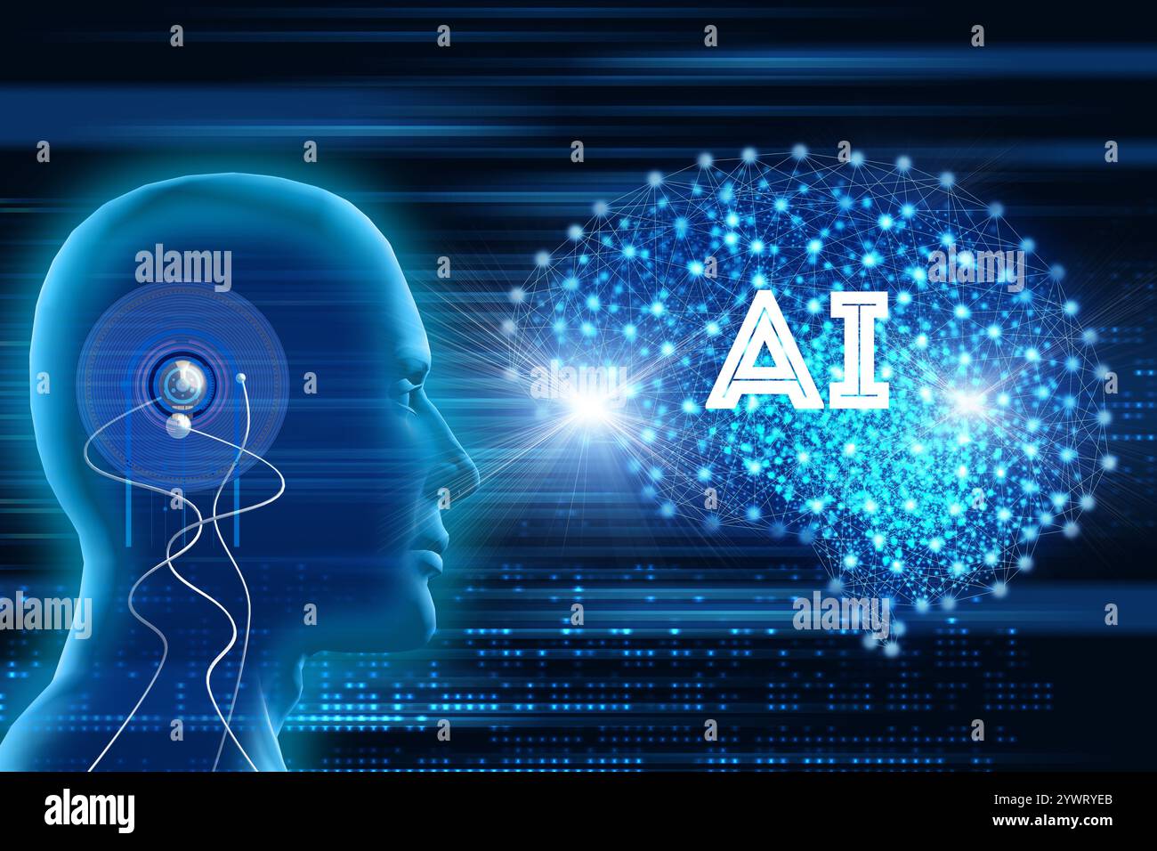 INTELLIGENZA artificiale, deep learning, riconoscimento delle immagini, apprendimento automatico Foto Stock