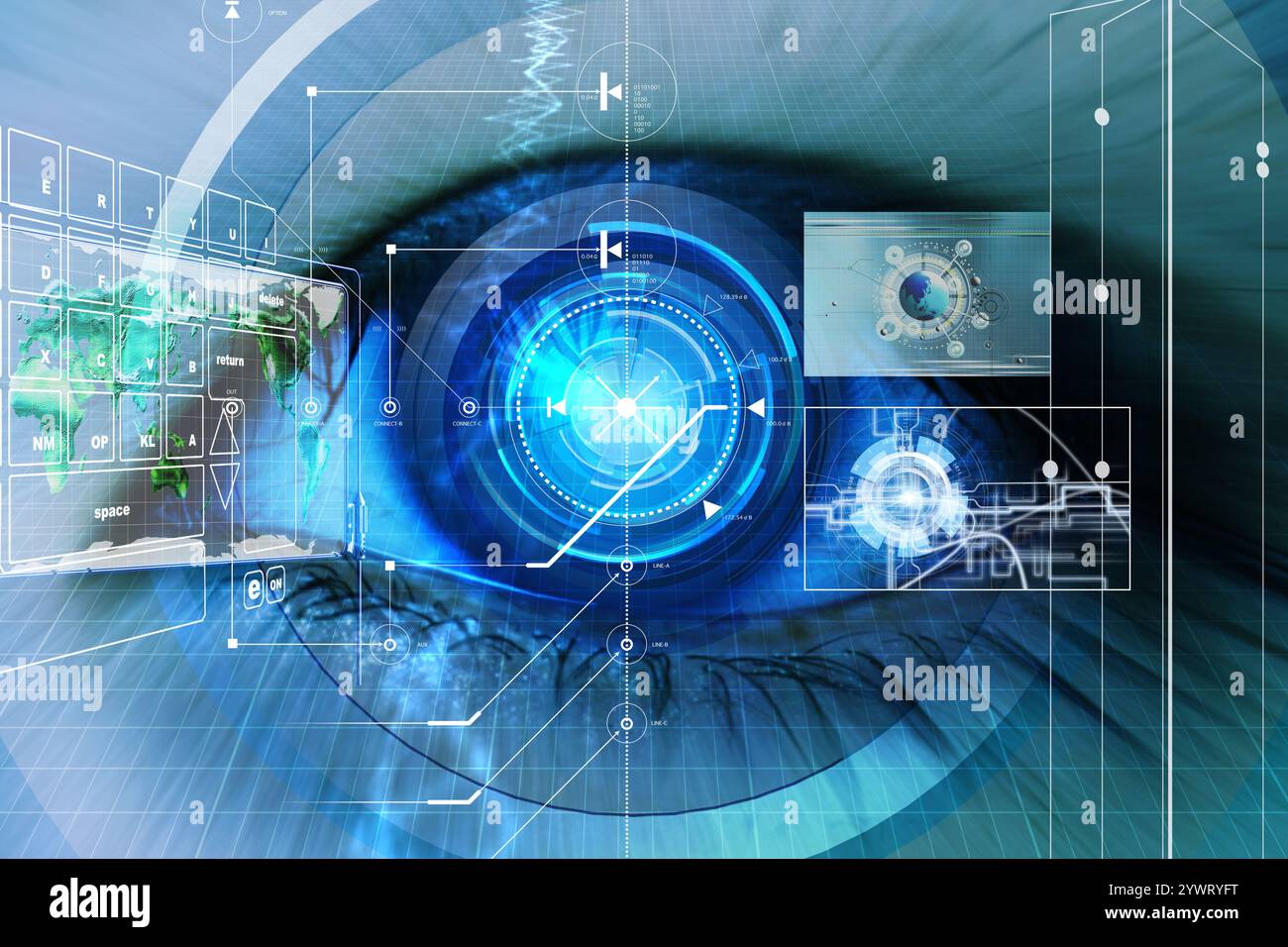 INTELLIGENZA artificiale, deep learning, riconoscimento delle immagini, apprendimento automatico Foto Stock