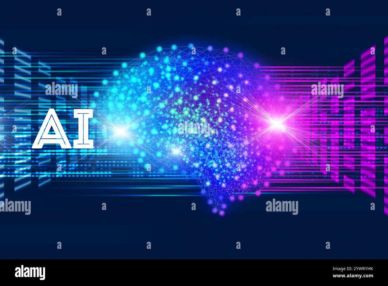 INTELLIGENZA artificiale, deep learning, riconoscimento delle immagini, apprendimento automatico Foto Stock