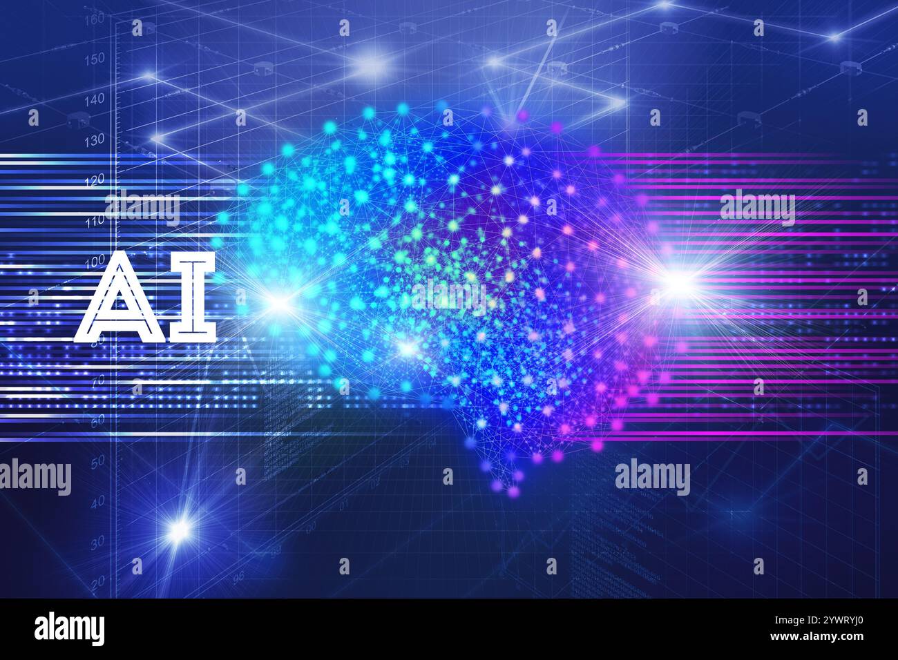 INTELLIGENZA artificiale, deep learning, riconoscimento delle immagini, apprendimento automatico Foto Stock