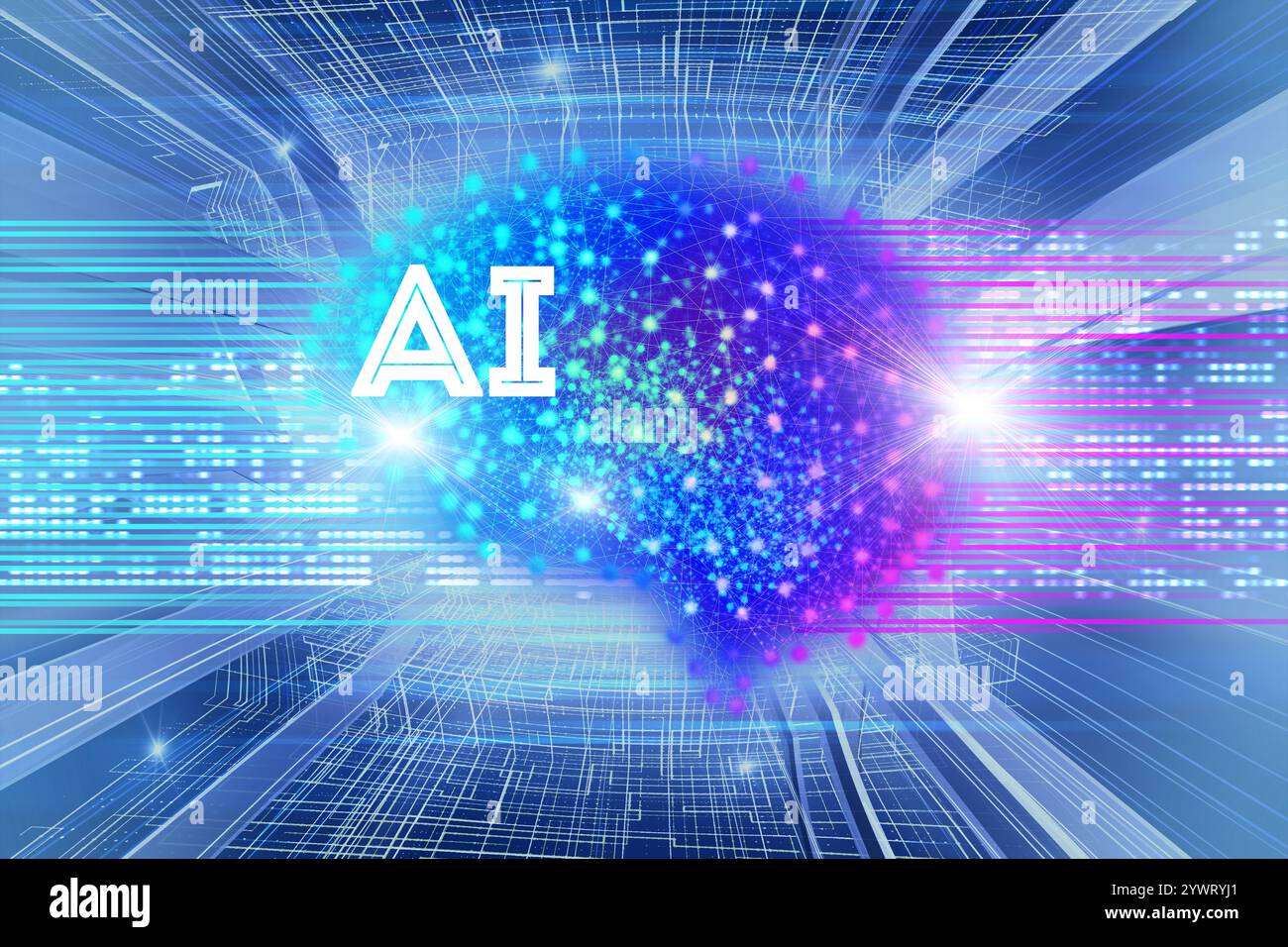 INTELLIGENZA artificiale, deep learning, riconoscimento delle immagini, apprendimento automatico Foto Stock