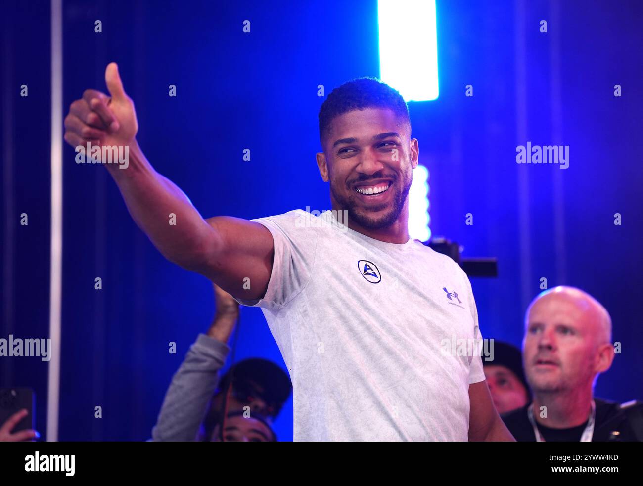 Foto del file datata 20-09-2024 di Anthony Joshua. Il promotore Eddie Hearn ha confermato che Anthony Joshua avrebbe combattuto l'ex campione UFC Francis Ngannou in Arabia Saudita in una data da confermare. Data di pubblicazione: Giovedì 12 dicembre 2024. Foto Stock