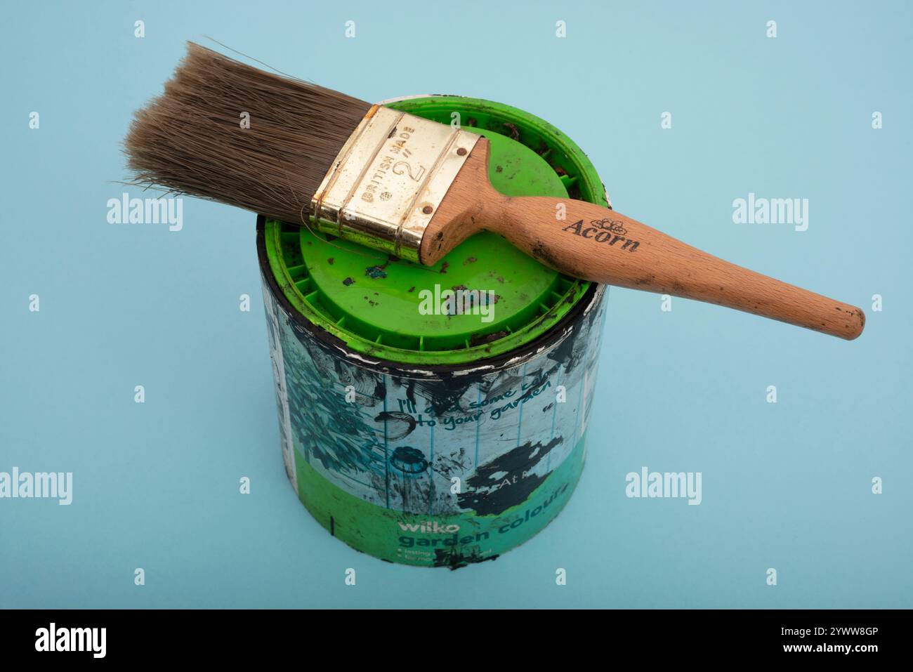 Pennello di vernice prodotto da Acorn British Foto Stock