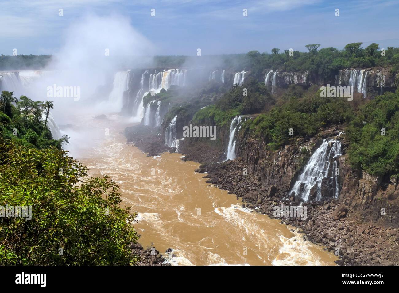 Cascate dell'Iguazú, Brasile (Foz de Iguazú) Foto Stock