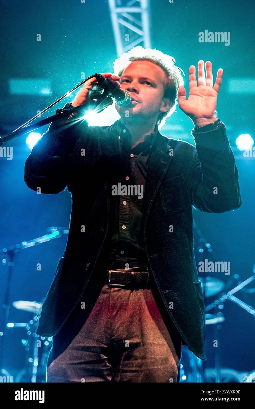 Italia 9 dicembre 2024 Geordie Greep - Black Midi cantante e frontman - live al Circolo Magnolia Milano © Andrea Ripamonti / Alamy Foto Stock